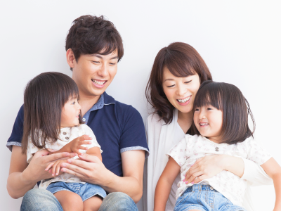 幸せそうなご家族