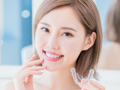 ホワイトニングをする患者さま